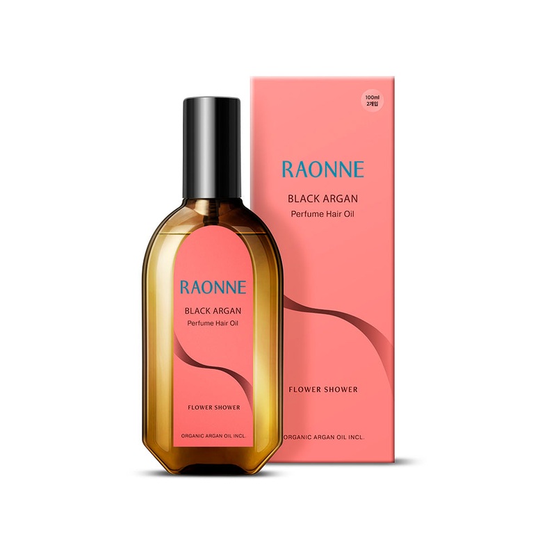 RAONNE Black Argan Perfume Oil Flower Shower 100ml 100ml