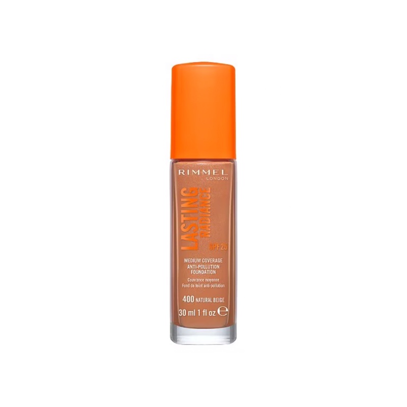 Rimmel Lasting Radiance Foundation 400 Natural Beige