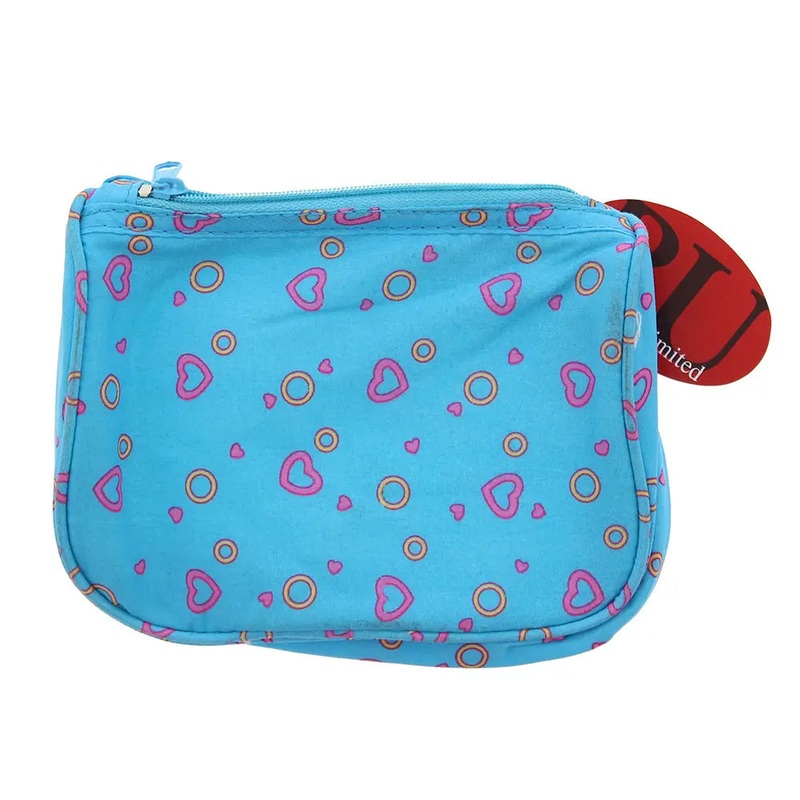 Bags Unlimited Paris Yellow/Blue Cosmetic Bag