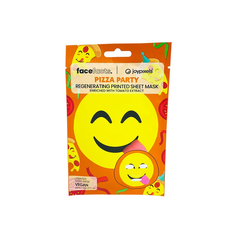 Face Facts Pizza Party Regenerating Sheet Mask With Tomato Extract