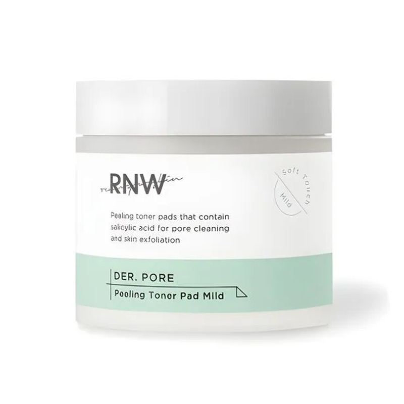 RNW DER. PORE Peeling Toner Pad Mild 60 pcs