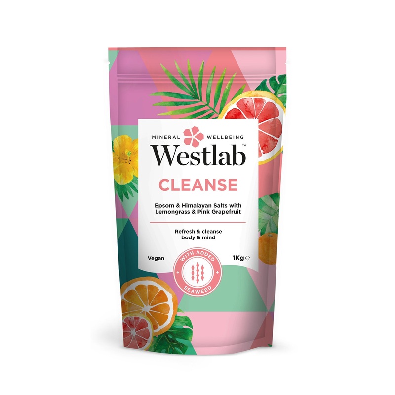 Cleanse Bathing Salts With Pink Grapefruit & Lemongrass 1kg