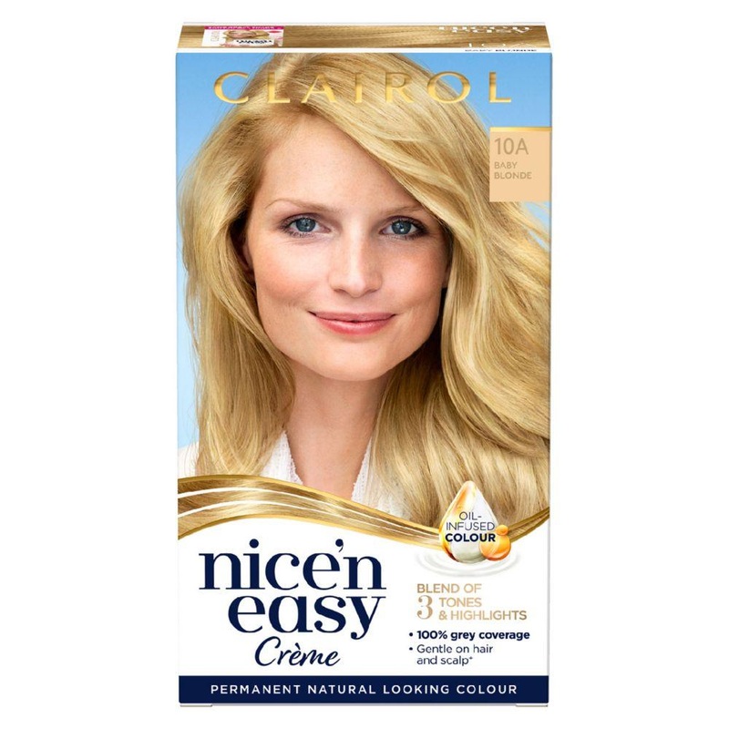 Nice N Easy Permanent Hair Dye 10A Baby Blonde 177Ml