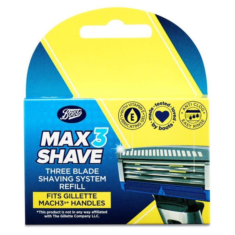 Max3 Shave Three Blade Shaving System Refill