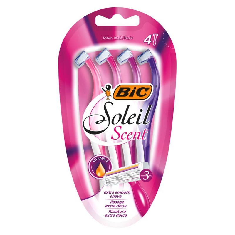 Soleil Scent Disposable Women’S Razors 4 Pack