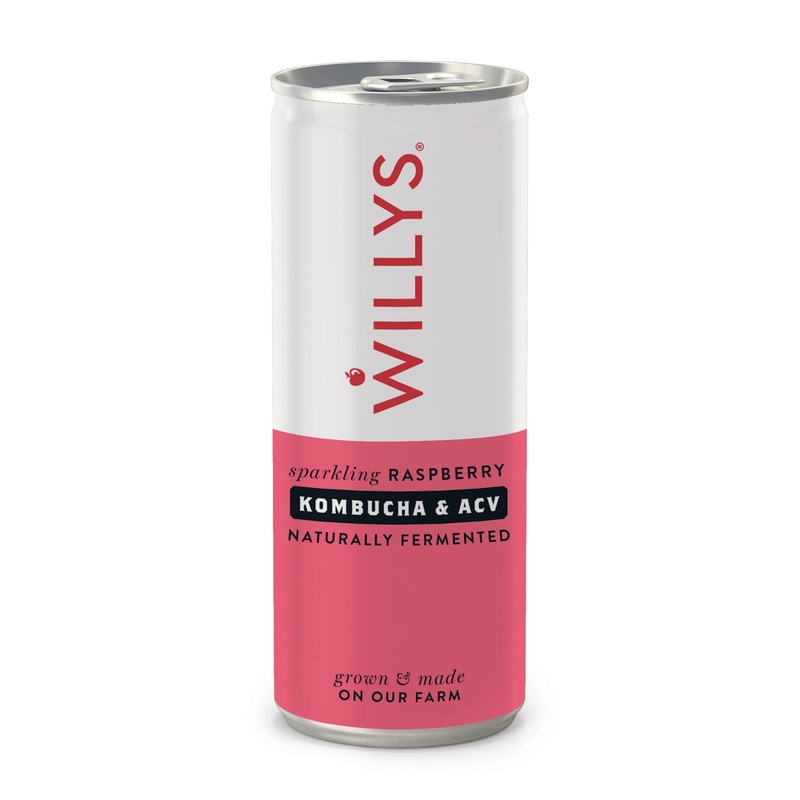 Sparkling Raspberry, Kombucha & Apple Cider Vinegar Drinks 250ml