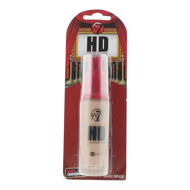 W7 HD Foundation Sand Beige 30ml