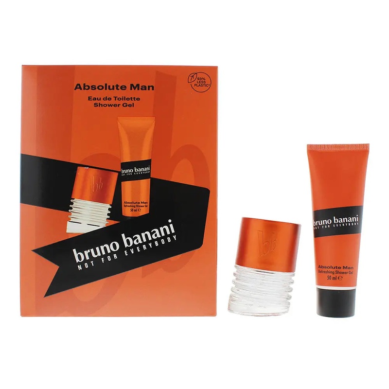 Bruno Banani Absolute Man 2 Piece Gift Set: Eau de Toilette 30ml – Shower Gel 50ml