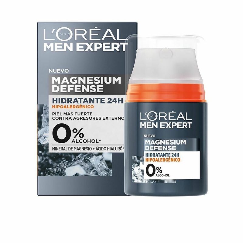 Hydrating Facial Cream L’Oreal Make Up Men Expert Magnesium Defense 24 hours 50 ml