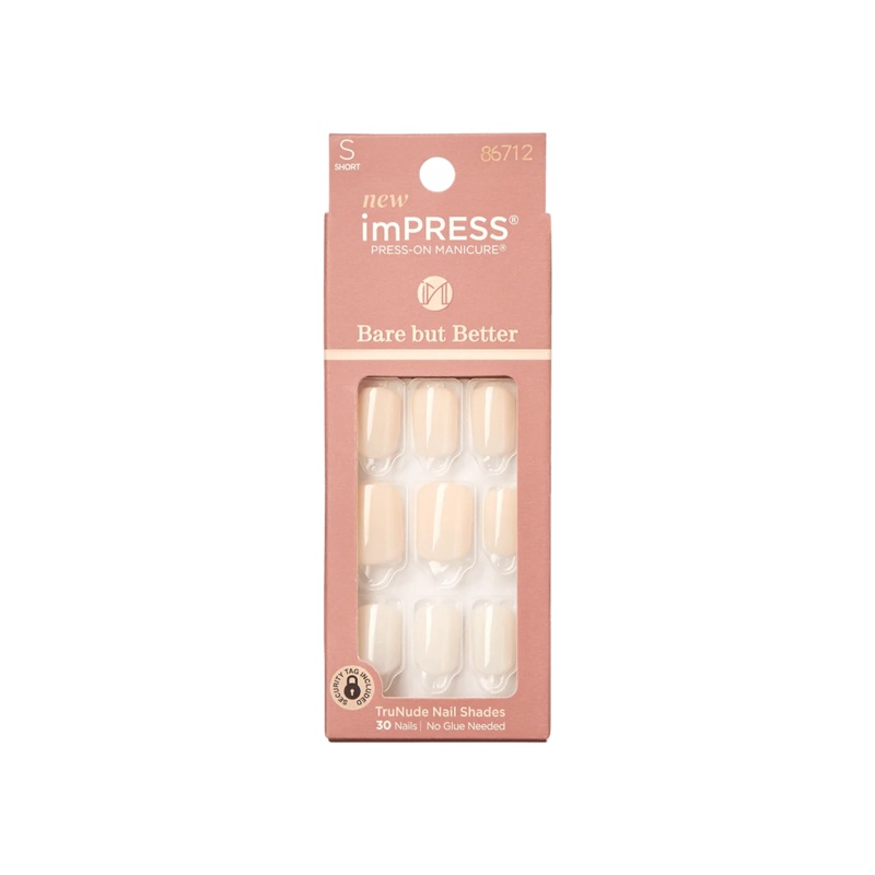 Kiss Short Impress Nails All Natural 86712
