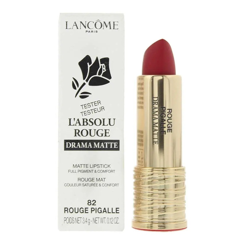 Lancme L’Absolu Rouge Drama Matte Tester 82 Rouge Pigalle Lipstick 3.4g