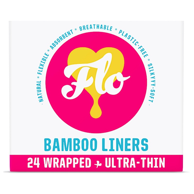 Organic Bamboo Liner Pack – Wrapped Daily Pantyliners 24 pads