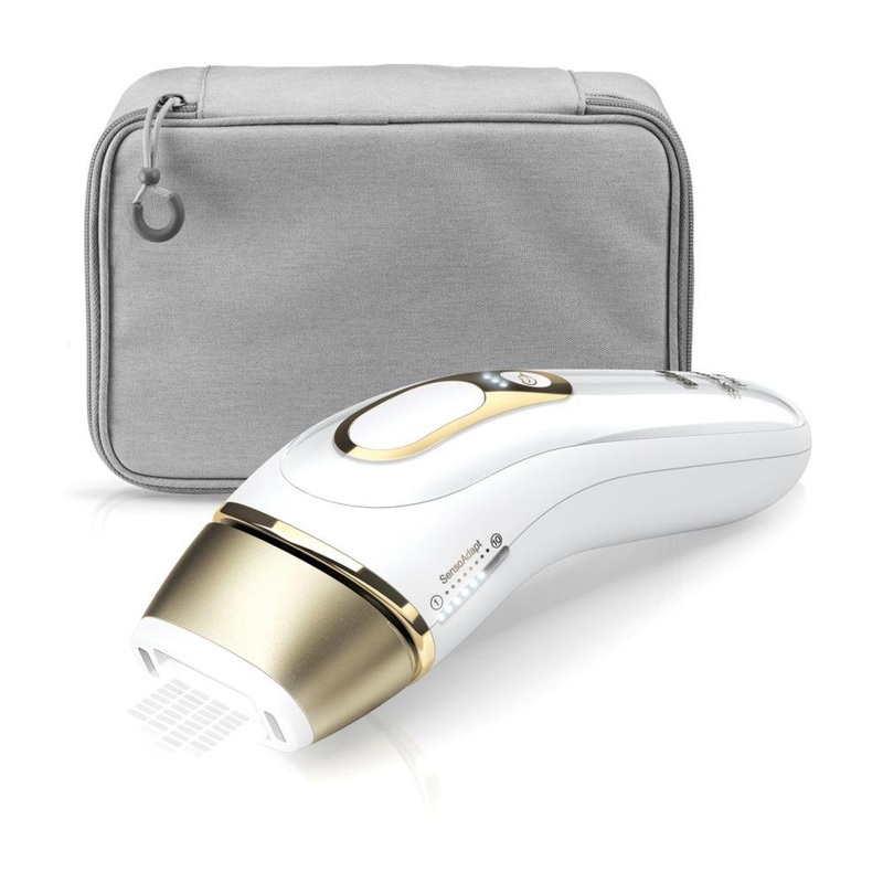 Silk-Expert Pro 5 Pl5014 Latest Generation Ipl- Permanent Hair Removal (White And Gold)