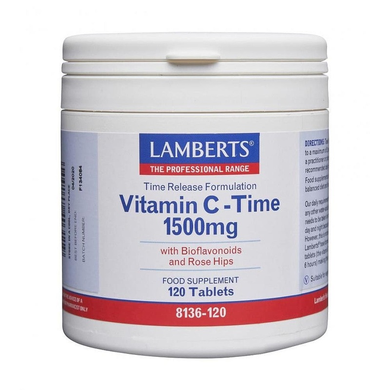 Vitamin C Time Release 1500mg 120 tablets