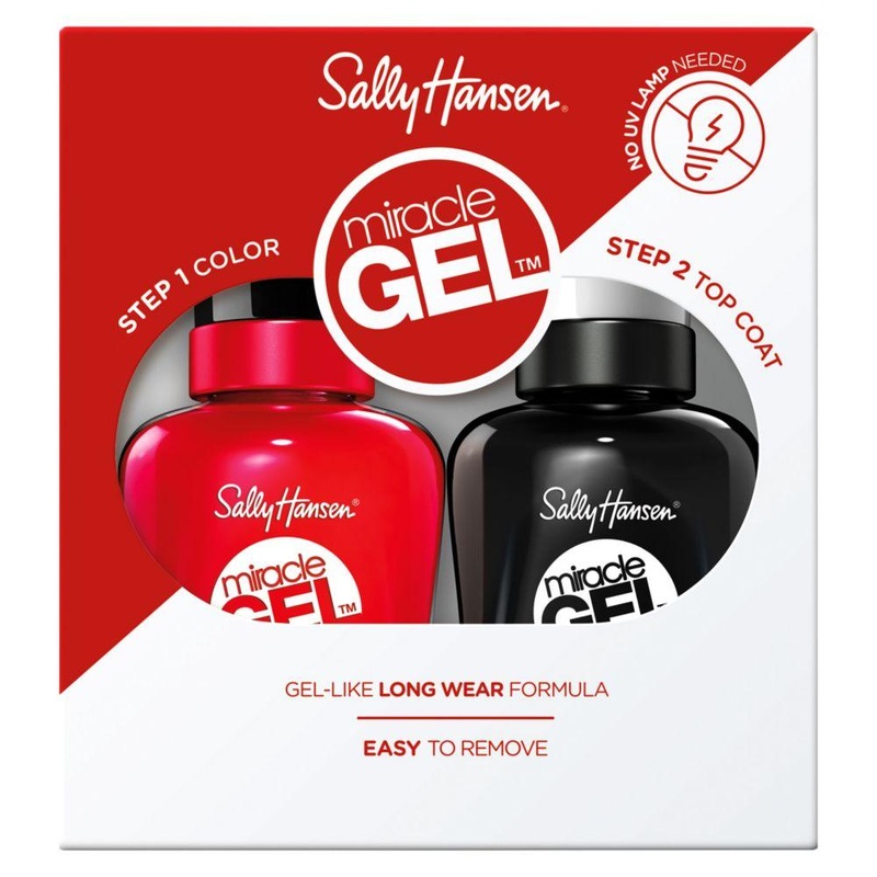 Miracle Gel Nail Polish & Top Coat Duo Red Eye