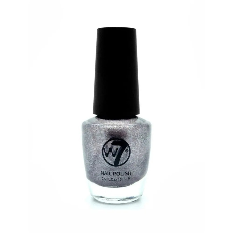W7 Cosmetics Grey Nail Polish 15ml – Pewter