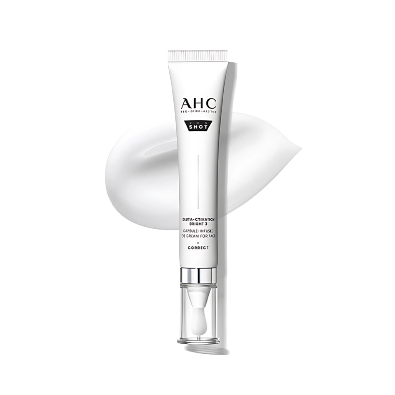 AHC Pro Shot GlutA-ctivation Bright 3 Capsule-Infused Eye Cream For Face 30ml