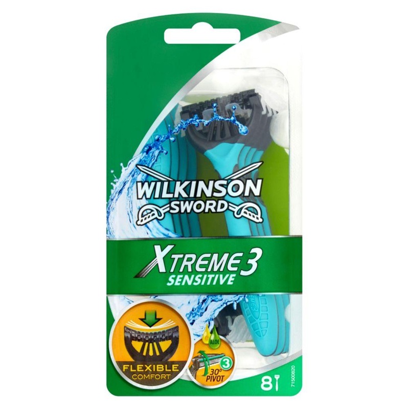 Xtreme 3 Sensitive Men’S Disposable Razors X8