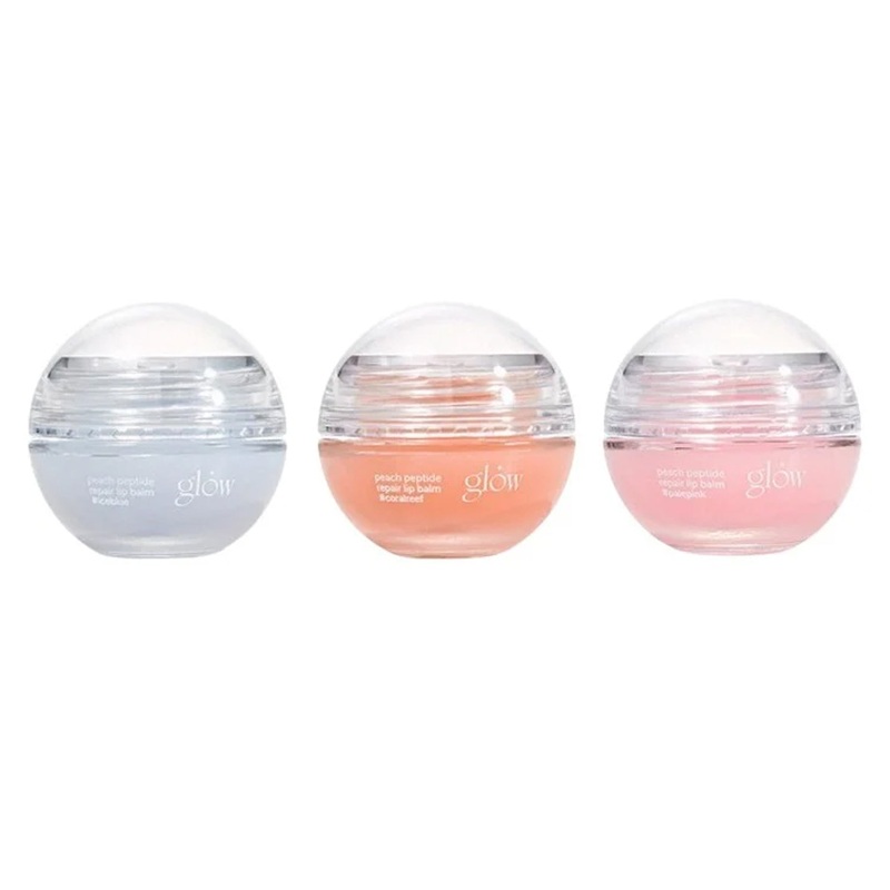glow Peach Peptide Lip Balm 8g 3 colors #IceBlue
