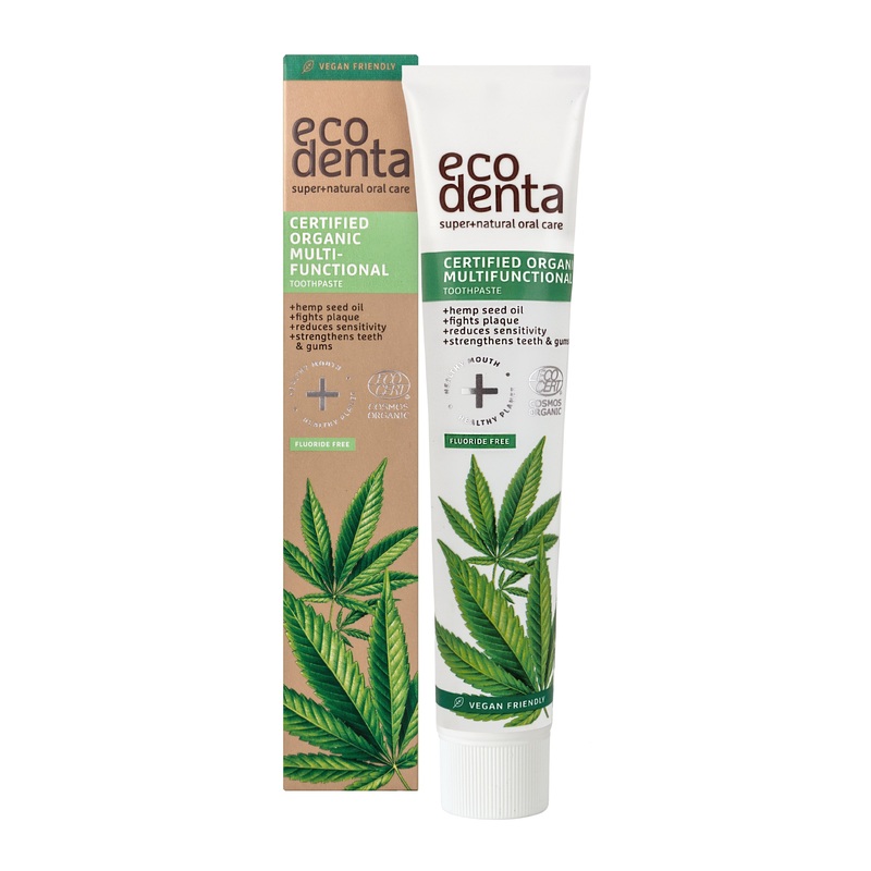 Organic Multifunctional Toothpaste With Hemp Oil 75ml