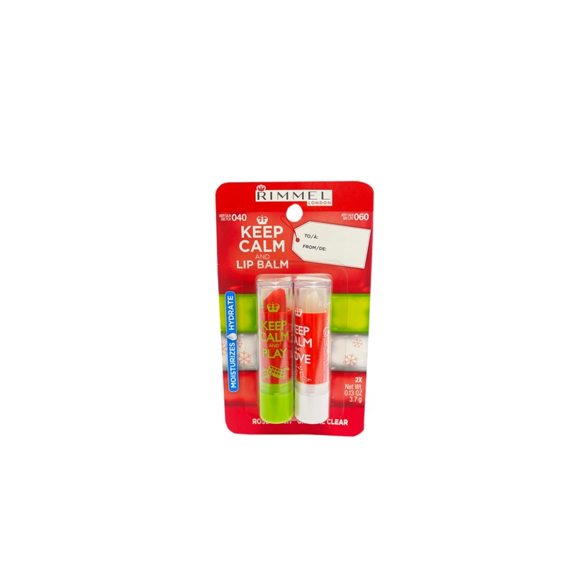 Rimmel Keep Calm And Lip Balm Duo