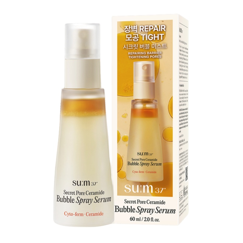 su:m37 Secret Pore Ceramide Bubble Oil Essence Mist 60ml