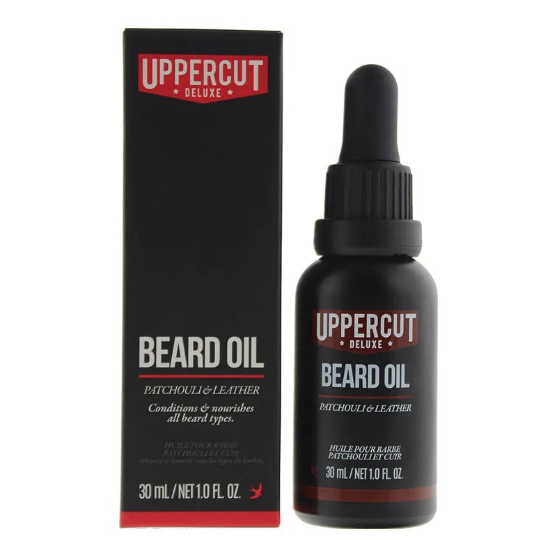 Uppercut Deluxe Patchouli  Leather Beard Oil 30ml