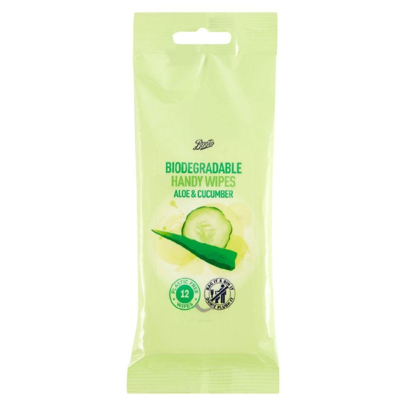 Biodegradable Sensitive Handy Wipes 12 Pack