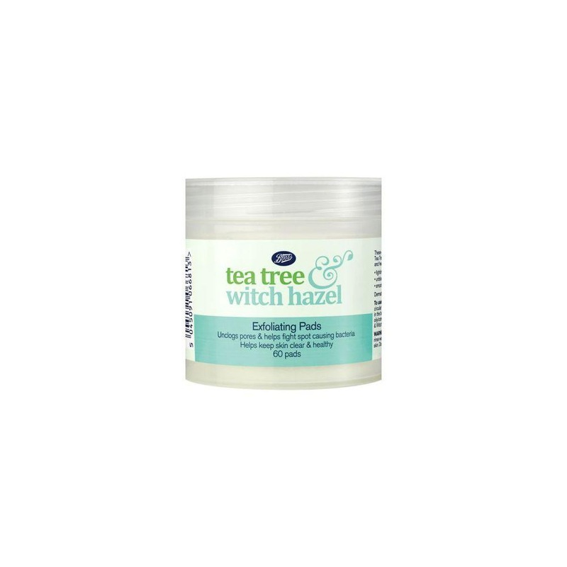 Tea Tree & Witch Hazel Exfoliating Pads 60
