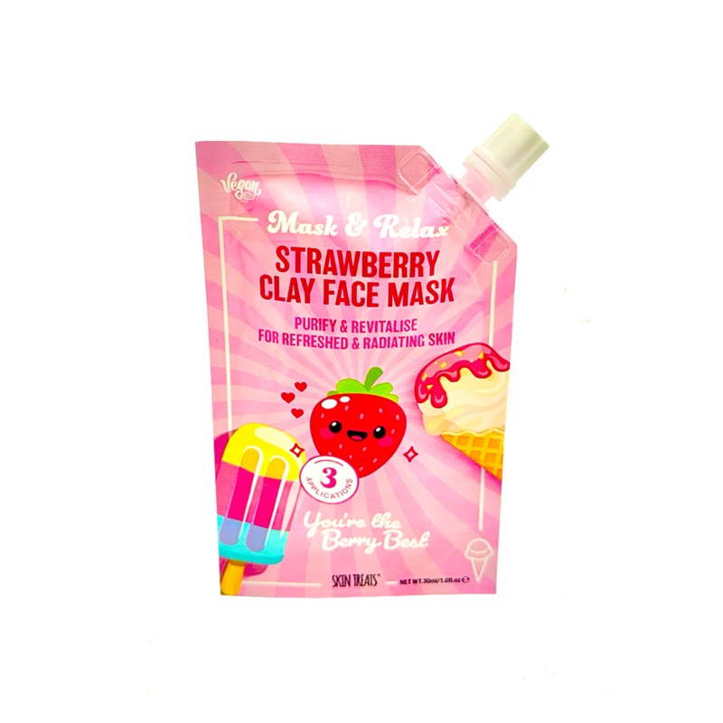 Skin Treats Strawberry Clay Face Mask