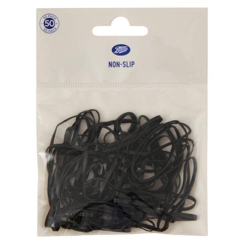 Clear Polybands Black 50S