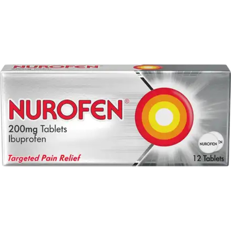 Ibuprofen 200mg 12 tablets