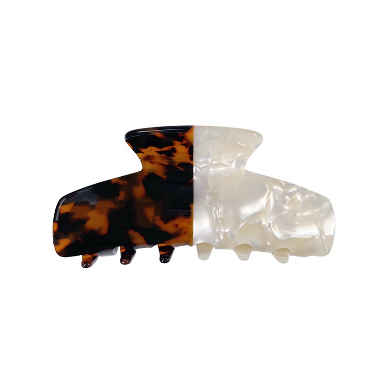 Lora XL Clip in Ivory Tortoiseshell