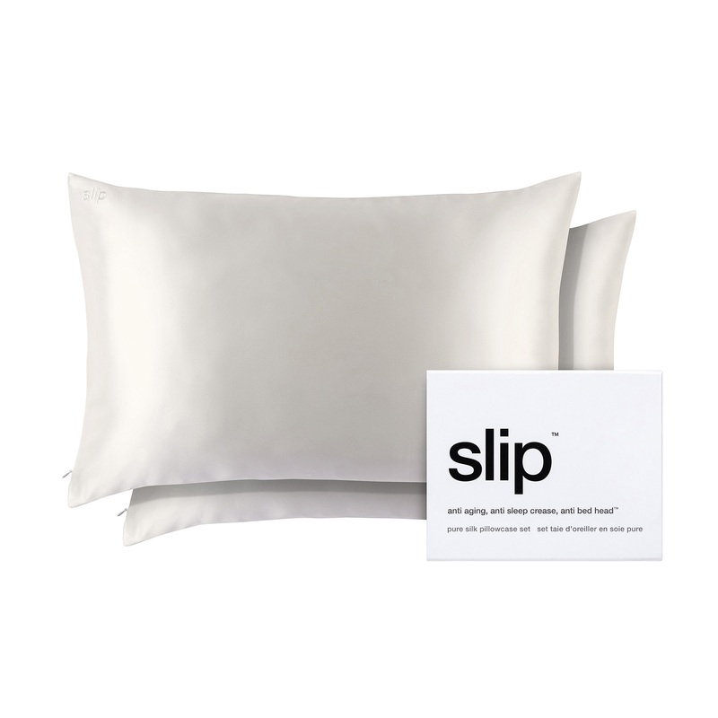 Pure Silk Queen Pillowcase Duo  White