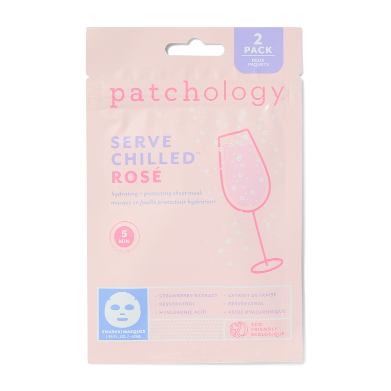 Serve Chilled Ros Hydrating & Protecting Sheet Mask- 2-Pack