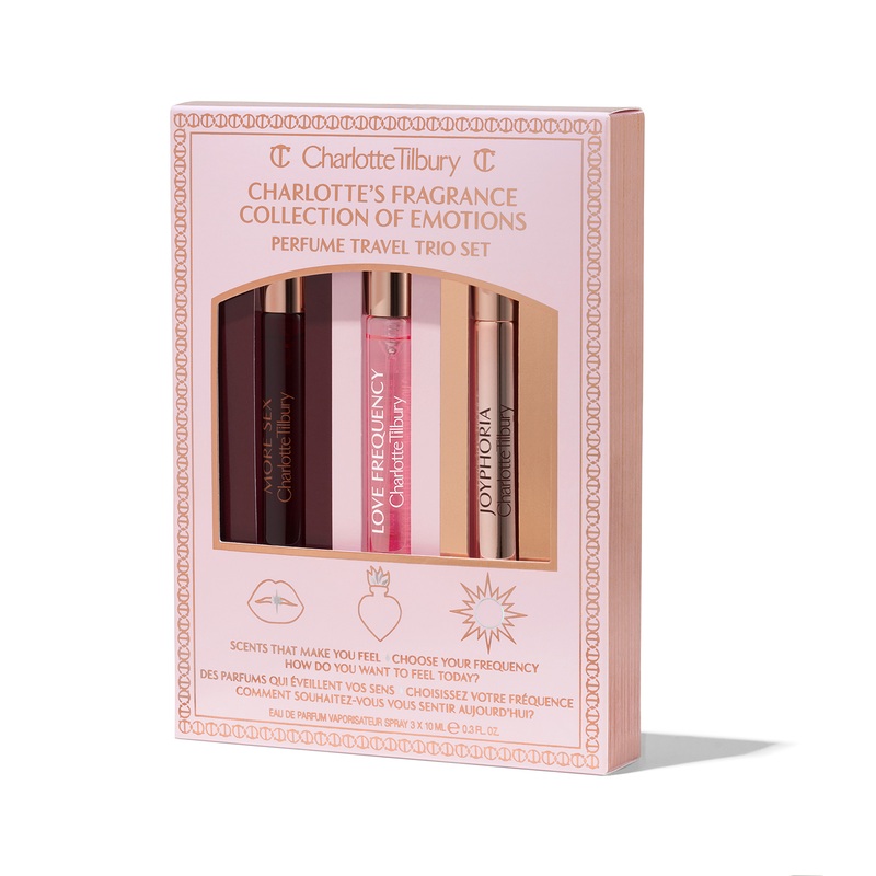 Charlotte’s Fragrance Collection Of Emotions Perfume Travel Trio Set